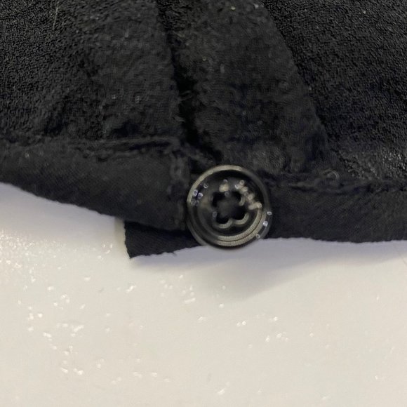 Wilfred black silk open back top - Picture 9 of 11